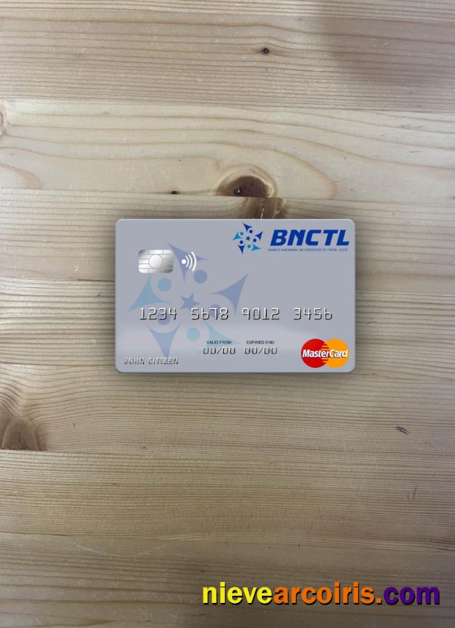 Timor-Leste Banco Nacional de Comércio de Timor-Leste mastercard photolook